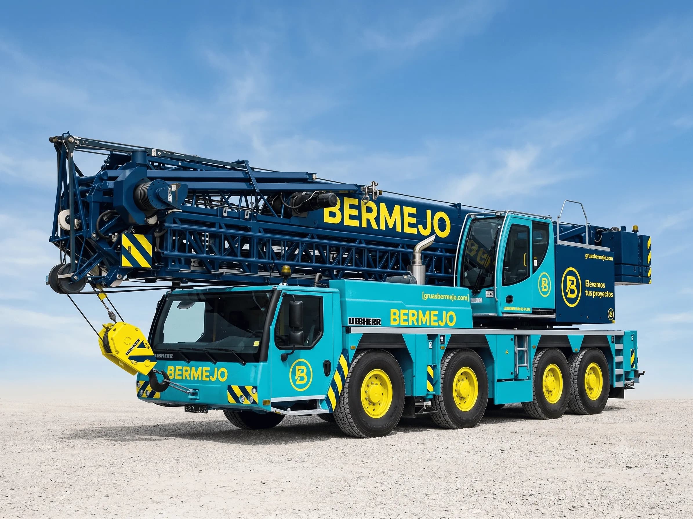 LIEBHERR MK 88-PLUS · grúa móvil de 8 t de Grúas Bermejo